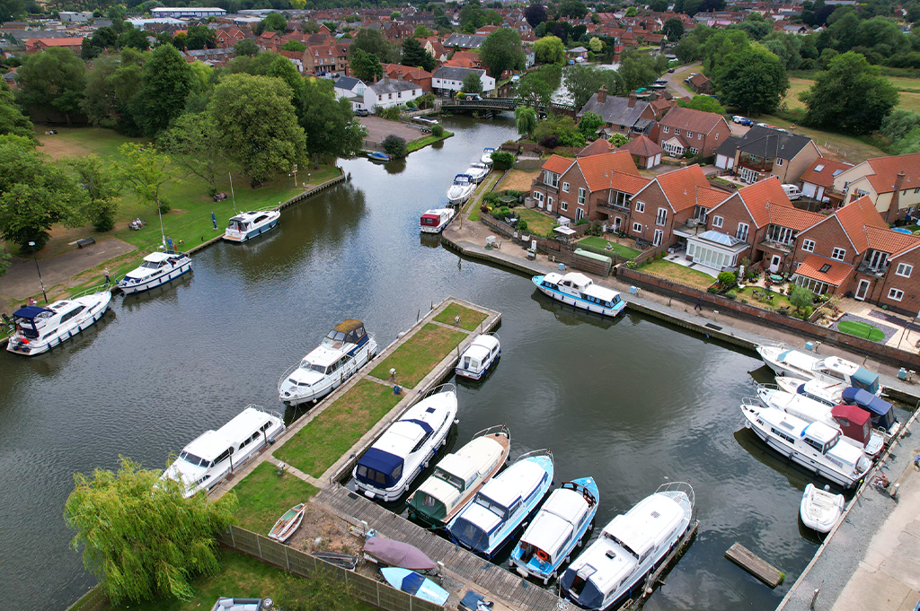 5. The Broads spans across 2 counties.