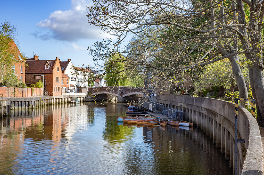 6. The Broads isn’t just rural landscape – you can navigate to the cultural city of Norwich via the Broads.
