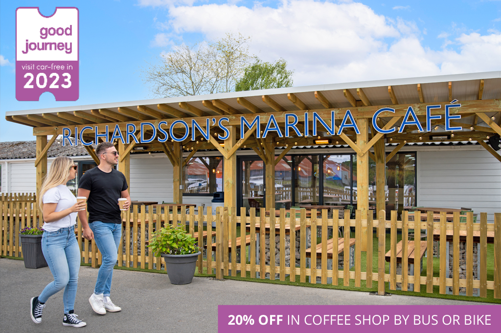 20% off in Coffee Shop by bus or bike