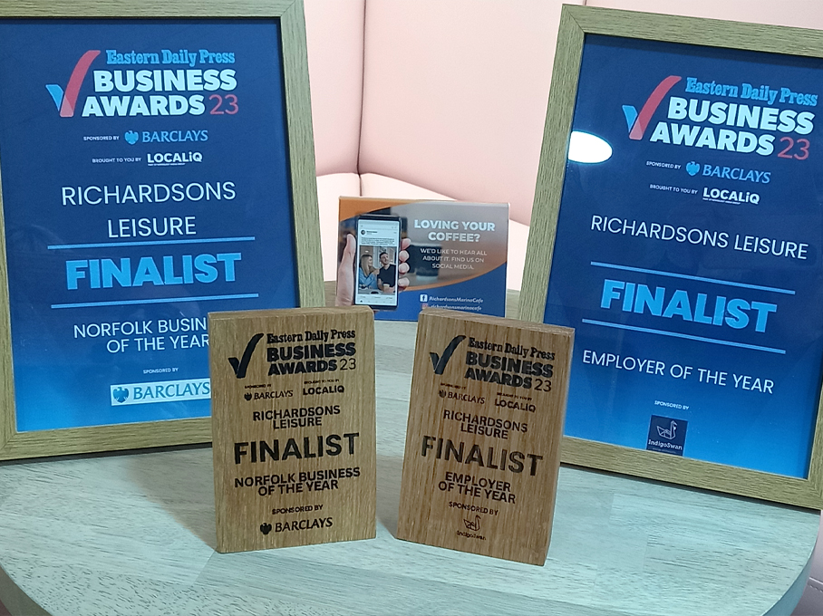 Richardsons Leisure Limited two-time award finalists at Norfolk Business Awards